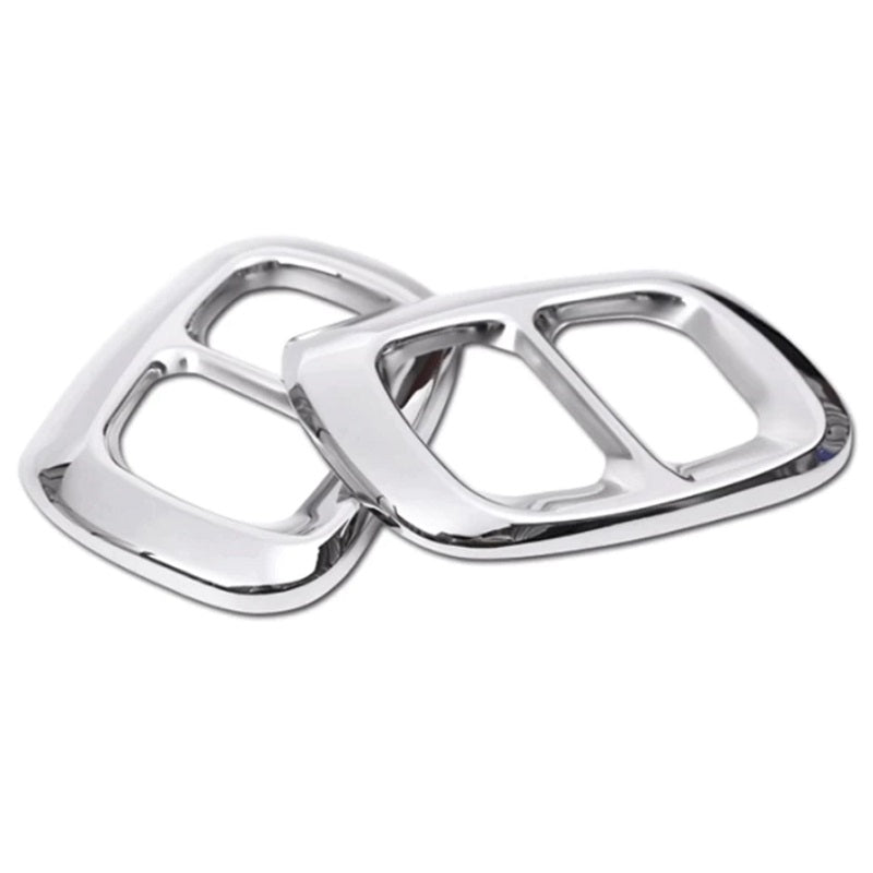 Auspuffblenden für Mercedes GLA X156 Auspuff Rahmen Abdeckung AMG V8 Chrom