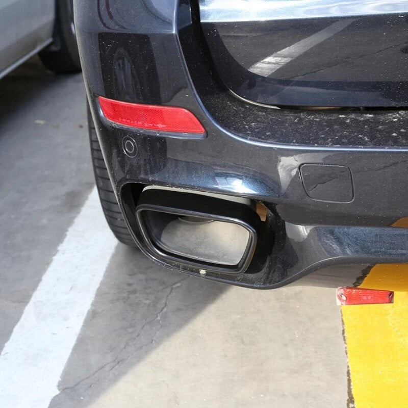 Auspuffblenden für BMW X5 (F15) X6 (F16) Auspuff Rahmen Abdeckung Sportauspuff M